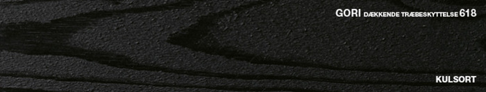 GORI 618 dækkende træbeskyttelse kulsort 0,75 liter